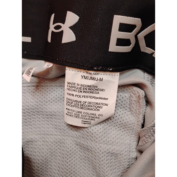 Boys Under Armour Tapered Fit Baseball Pants Gray Youth Medium - Picture 7 of 8